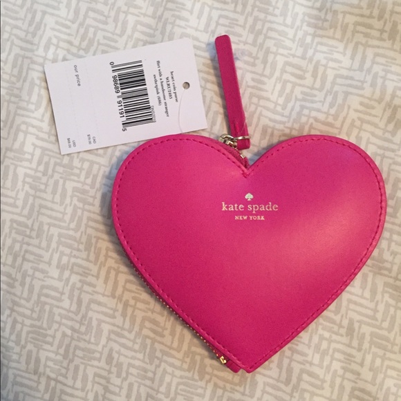 kate spade Handbags - Kate Spade flirt with a stranger heart coin purse